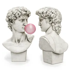 Bust of david sculpture michelangelo